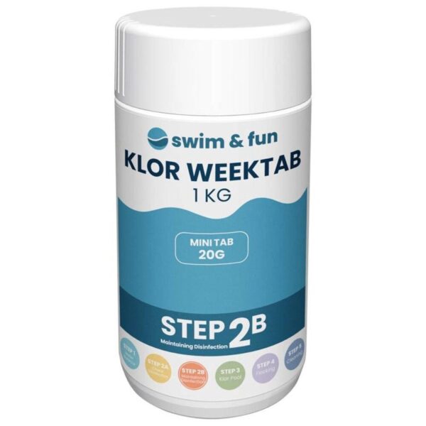 Poolvård Klor Veckotabletter 1kg
