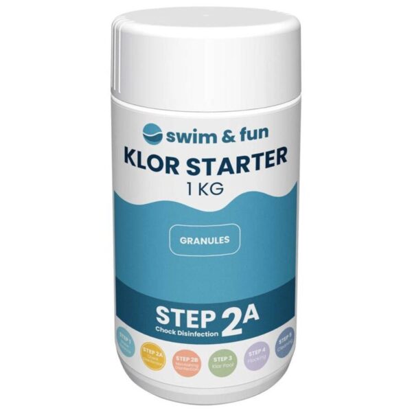 Poolvård Klor Snabbverkande 1kg